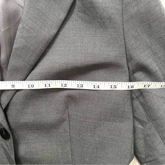 Theory Women's Grey Blazer Size 4 - Picture 5 of 11